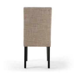 Shankar Set of 2 Moseley Tweed Oatmeal Dining Chairs - thumbnail 5