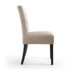 Shankar Set of 2 Moseley Tweed Oatmeal Dining Chairs - thumbnail 3
