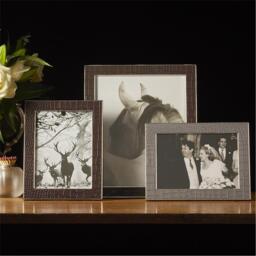 Addison Ross AddisonRoss Dove Faux Croc Photo Frame - thumbnail 2