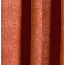 Enhanced Living Matrix Orange Thermal Blockout Tape Top Curtain - thumbnail 3