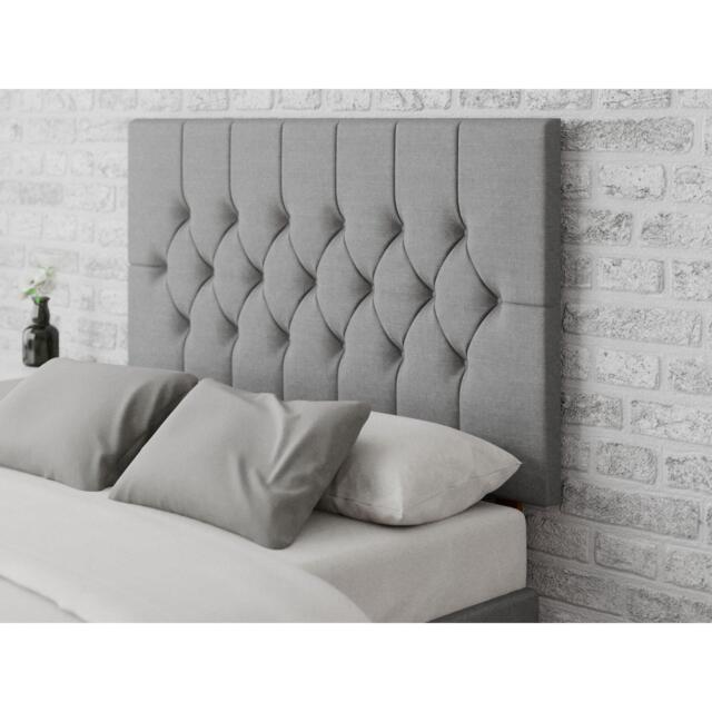 Aspire Olivier 80 cm Headboard, Eire Linen Fabric, Natura - image 1