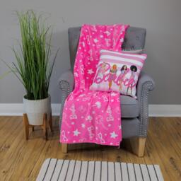 Barbie Kids' Stars Fleece Blanket - thumbnail 4