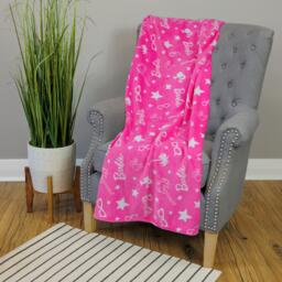 Barbie Kids' Stars Fleece Blanket - thumbnail 5