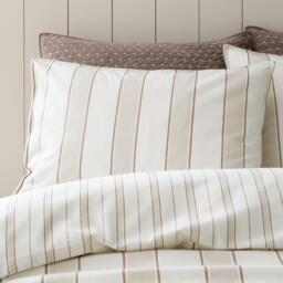 Bianca Brushed Regal Stripe Cotton Duvet Cover Set - thumbnail 3