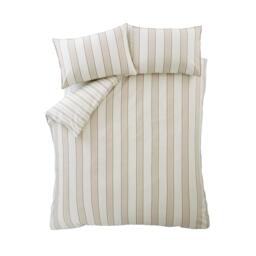 Bianca Brushed Regal Stripe Cotton Duvet Cover Set - thumbnail 6