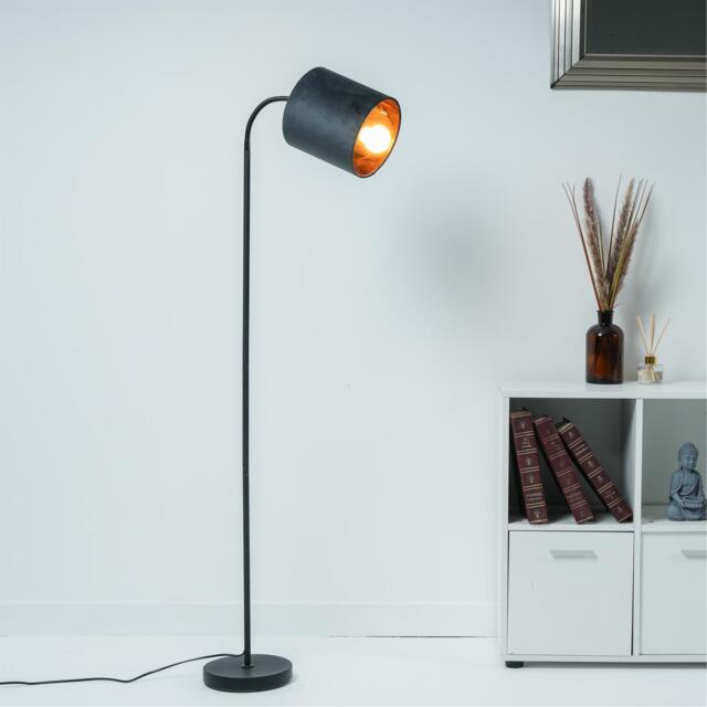 K Living Hove Floor Lamp with Grey Shade - image 1