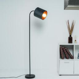 K Living Hove Floor Lamp with Grey Shade - thumbnail 3