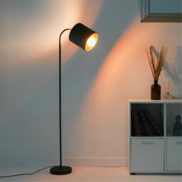 K Living Hove Floor Lamp with Grey Shade - thumbnail 2