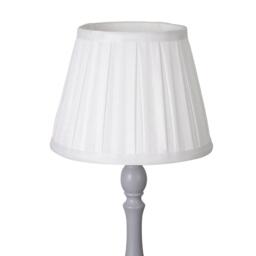 Lighting Collection Taper Pleat Silk Shade - thumbnail 3