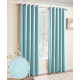 Enhanced Living Textured Thermal Room Darkening Curtains Eyelet - thumbnail 1