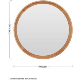 Interiors by Premier Kensington Townhouse Round Wall Mirror - thumbnail 5
