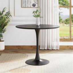 Kabinet UK Modern Round Wooden Table with Base - thumbnail 2