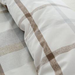 Catherine Lansfield Brushed Cotton Check Duvet Cover Set - thumbnail 4