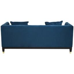 Fifty Five South Sefira 2 Seat Navy Fabric Sofa - thumbnail 2