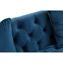 Fifty Five South Sefira 2 Seat Navy Fabric Sofa - thumbnail 5