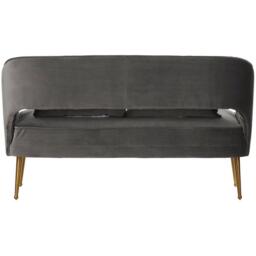 Fifty Five South Hendricks Grey Velvet Sofa - thumbnail 2