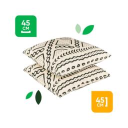 Streetwize Pair of Aztec Tribal Scatter Cushions - thumbnail 3