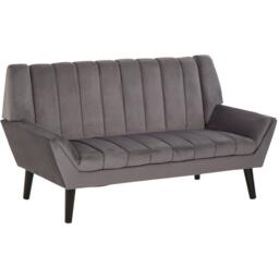 Interiors by Premier Savina 2 Seat Grey Sofa - thumbnail 3