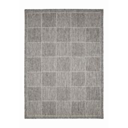 Homemaker Check Gel Flatweave Rug Steel Grey - thumbnail 3