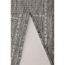 Homemaker Check Gel Flatweave Rug Steel Grey - thumbnail 6