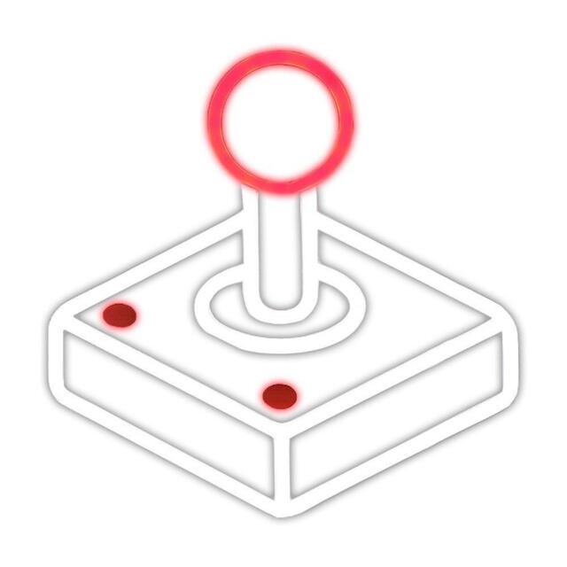 Litely Joystick Red & White LED Neon Light - image 1