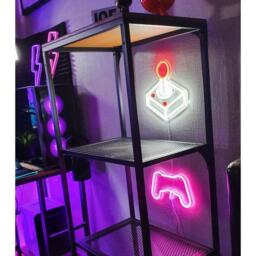 Litely Joystick Red & White LED Neon Light - thumbnail 2