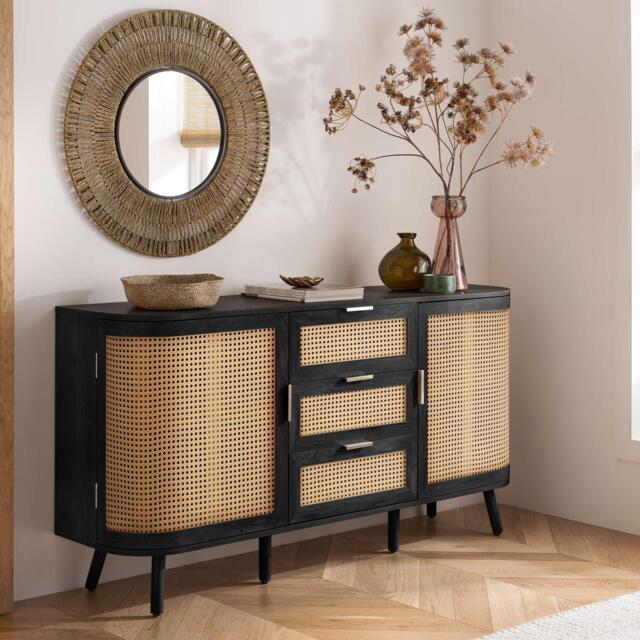 Birlea Noah 2 Door 3 Drawer Sideboard - image 1