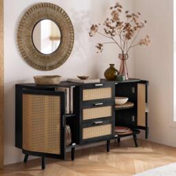 Birlea Noah 2 Door 3 Drawer Sideboard - thumbnail 3