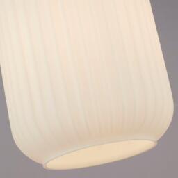 Lighting Collection Frosted Glass Easy Fit Shade - thumbnail 2