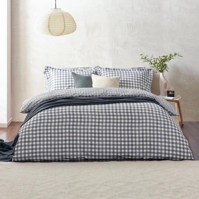 Yard Barton Gingham Check Duvet Set - image 1