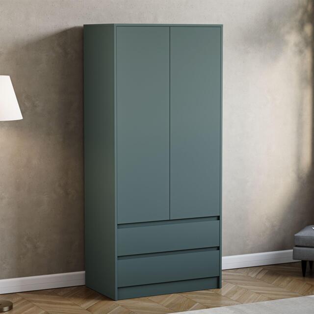 Lassic Vida Designs Denver 2 Door Wardrobe With Drawers - image 1
