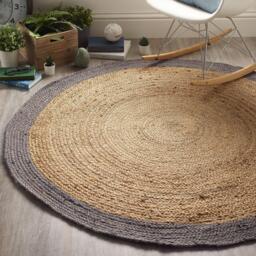Origin Rugs Jute Border Rug - thumbnail 1