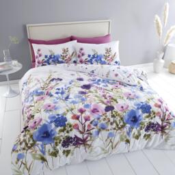 Catherine Lansfield Countryside Floral Reversible Duvet Cover Set - thumbnail 1