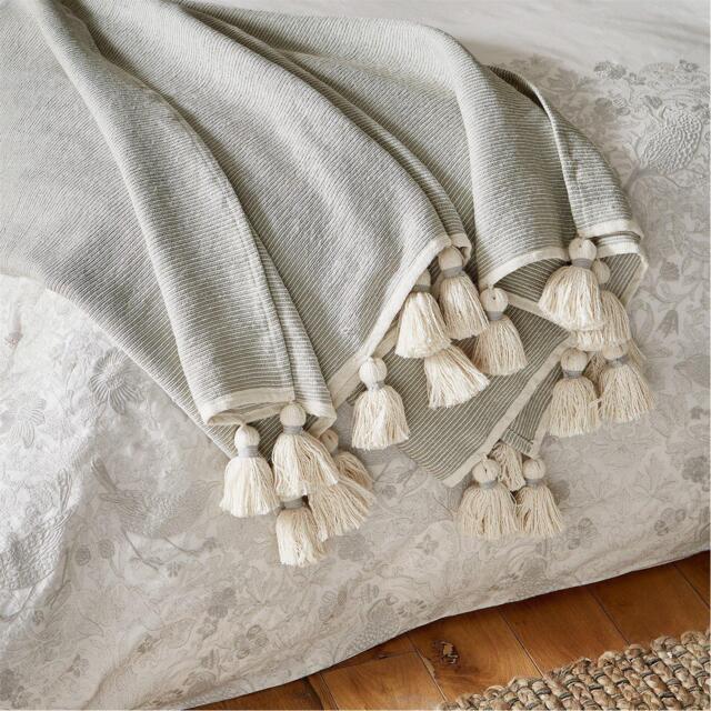 Sanderson Pure Torshavn Cotton Throw - image 1