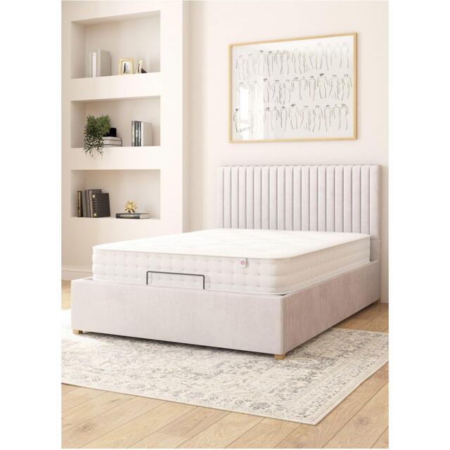 Aspire Grant Adjustable Bed Plush Velvet Fabric - image 1