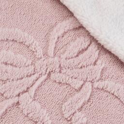 Catherine Lansfield Carved Bow Cosy Fleece Blanket Throw - thumbnail 3