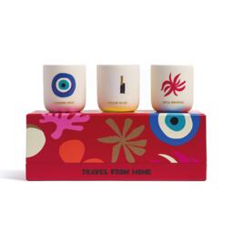Assouline Travel From Home Mini Scented Candle - Set of 3 - thumbnail 2