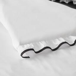 Catherine Lansfield Soft Mono Frill Duvet Cover Set - thumbnail 3