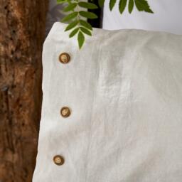 Morris and Co Pure Linen Cotton Standard Pcase White - thumbnail 3
