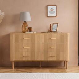 Birlea Axel Fluted TV Unit - thumbnail 1
