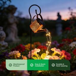 Streetwize Solar Powered Watering Can Stake Light - thumbnail 3
