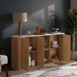 Birlea Russo 3 Door Sideboard - thumbnail 2