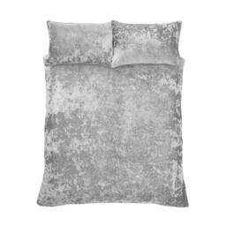 Catherine Lansfield Crushed Velvet Duvet Cover Set - thumbnail 4