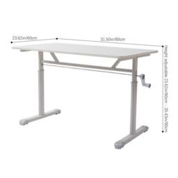Kabinet UK Manual Height-Adjustable Office Desk - thumbnail 9