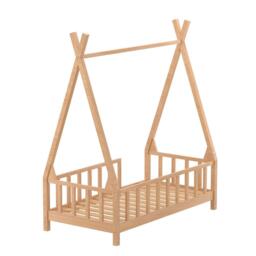 Kabinet UK Kids Premium Wood House Bed Frame with Fence - thumbnail 5