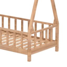 Kabinet UK Kids Premium Wood House Bed Frame with Fence - thumbnail 9