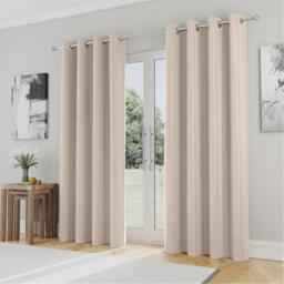 Enhanced Living Plain Supersoft Thermal Blockout Eyelet Curtains - thumbnail 1