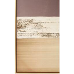 Fifty Five South Astratto Canvas Gold and Grey Foil Wall Art - thumbnail 3