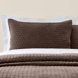 Bianca Attica Velvet Embroidered Pillow sham Pair - thumbnail 1