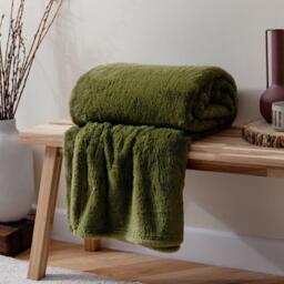 Furn Kallu Double-Sided Faux-Fur Throw - thumbnail 2